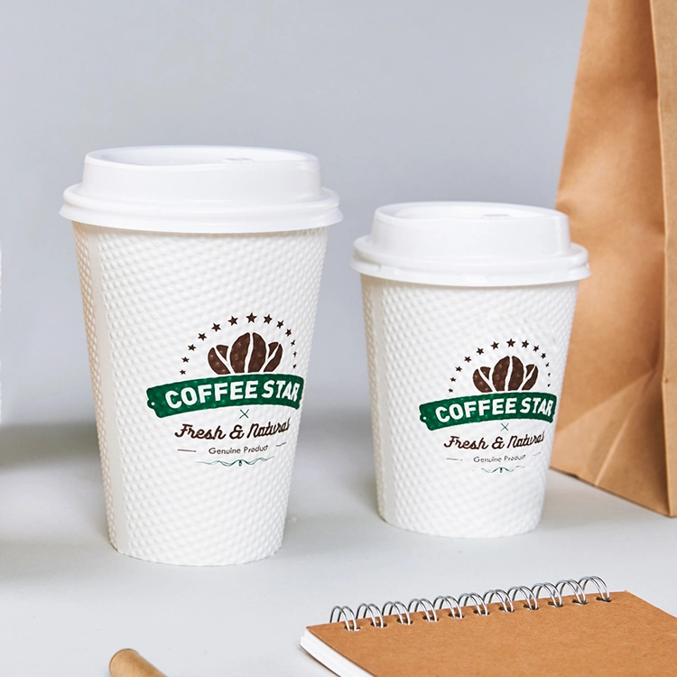 Otor 8oz Disposable Hot Drinking Paper Cups