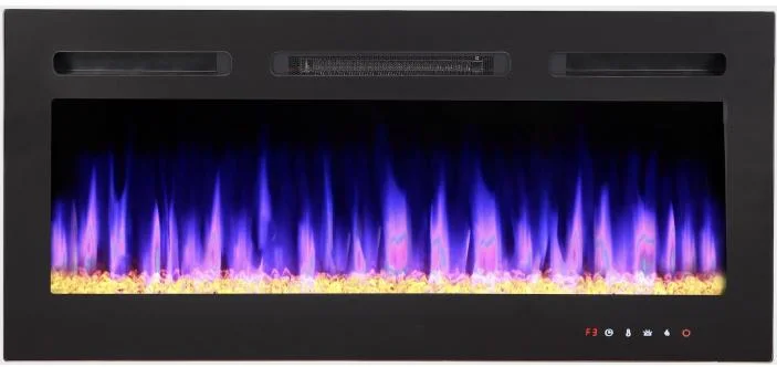 Hot Sale LED Simulation 3 Side Electric Fireplace with Heater/Without Heater