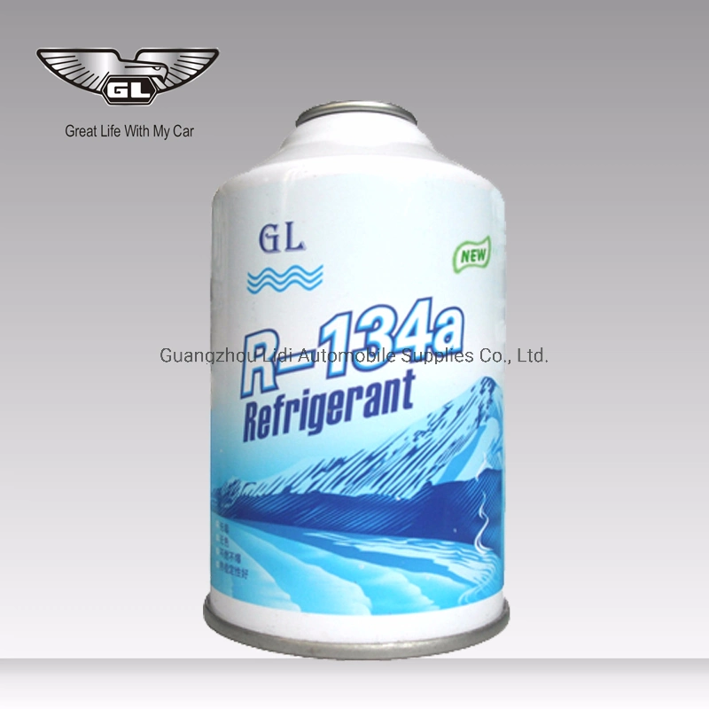 Venda por grosso de 340 g (12 oz) 99,99% de pureza do gás refrigerante R134a do Condicionador de Ar para o carro