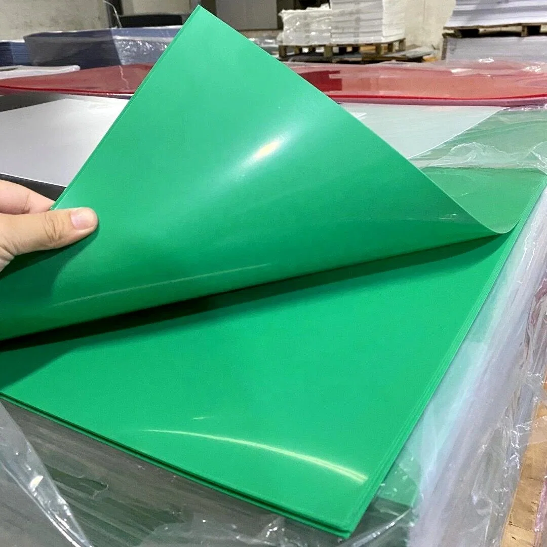 Super Clear Transparent Rigid PVC Plastic Sheets with PE Protective Film