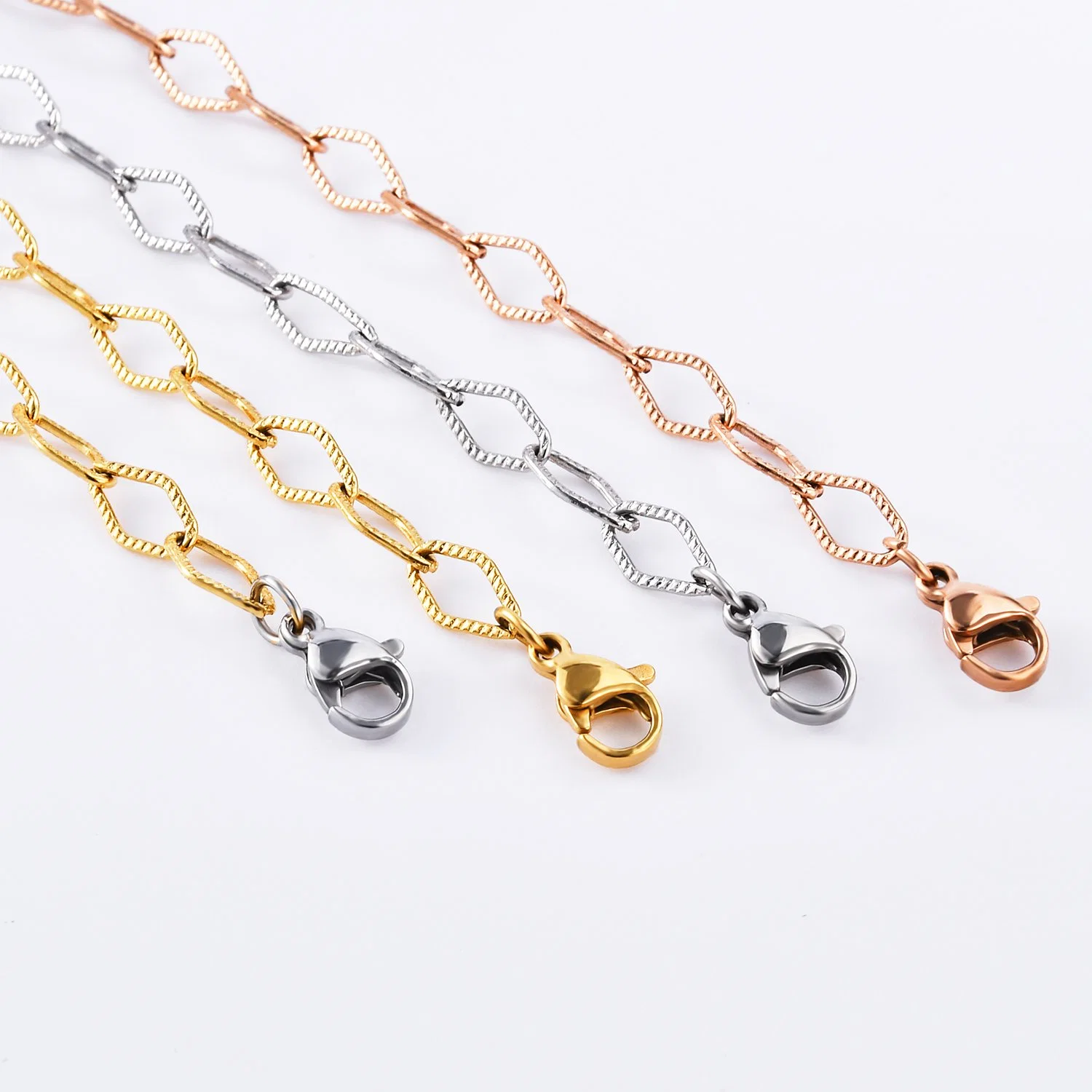 New Product Gold Plated Stainless Steel Bracelet Anklet Fashion Jewelry for Pendant Design