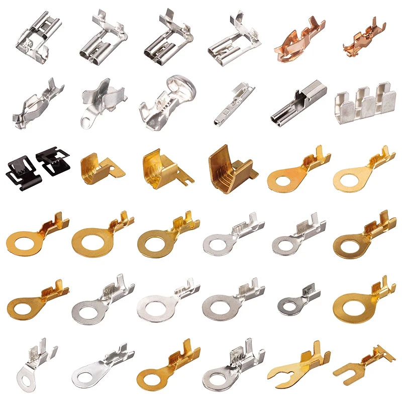 Basic Customization Crimp Terminal Brass Terminal Connector Female Metal Stamping Wire Connector Terminal