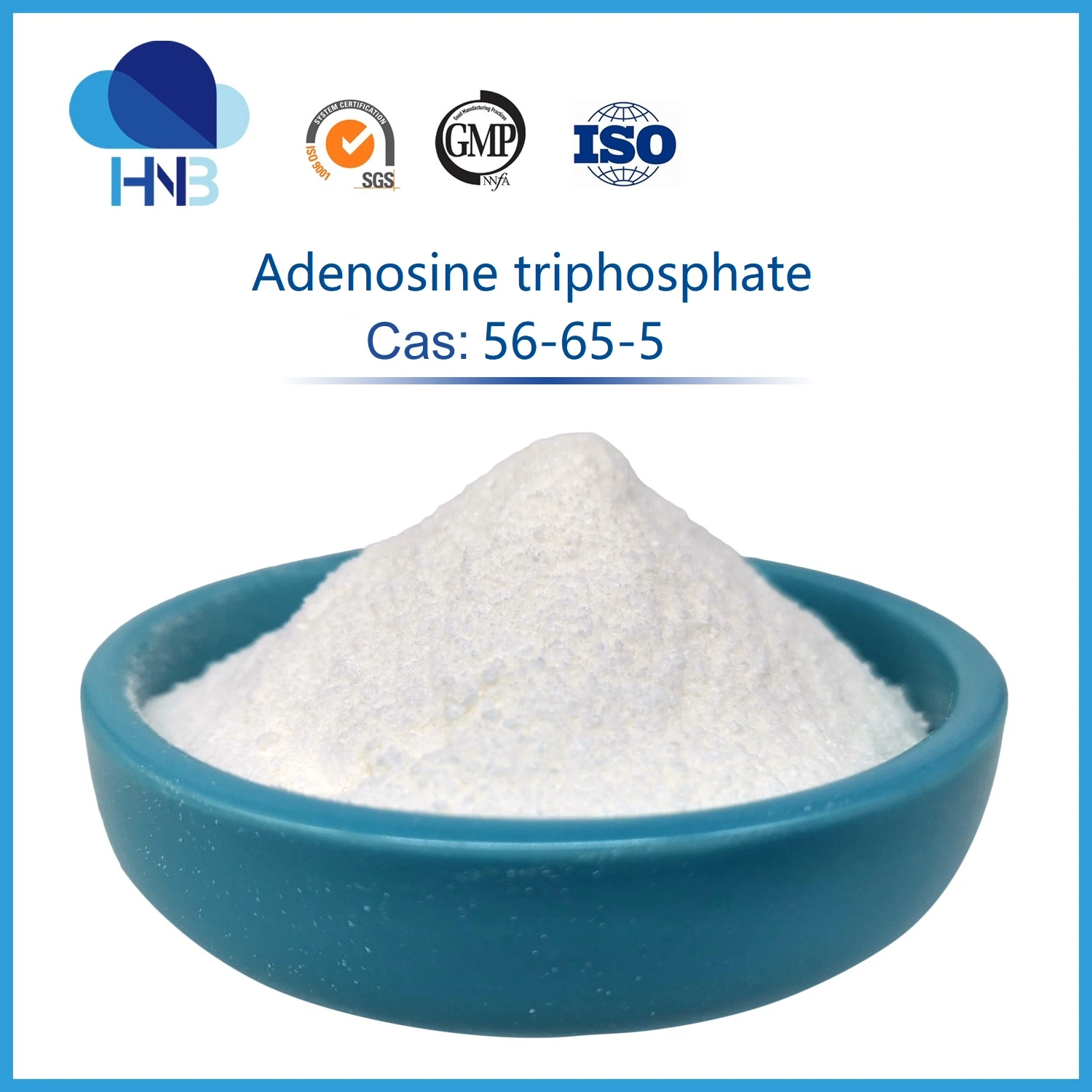 56-65-5 Sport Nutrition Supplements Raw Powder USP/Ep 99% Adenosine 5&prime; -Triphosphate Adenosine Triphosphate ATP