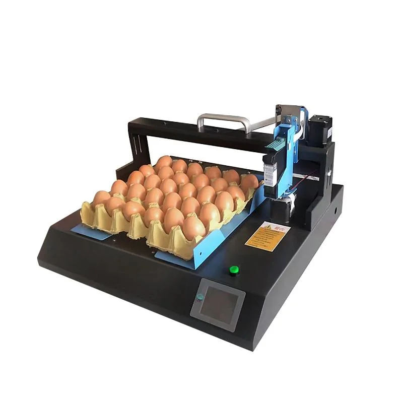 Fully Automatic Eggs Printer Machine for Expiry Date/Bar Code/Logo Printing; Food/Agriculture