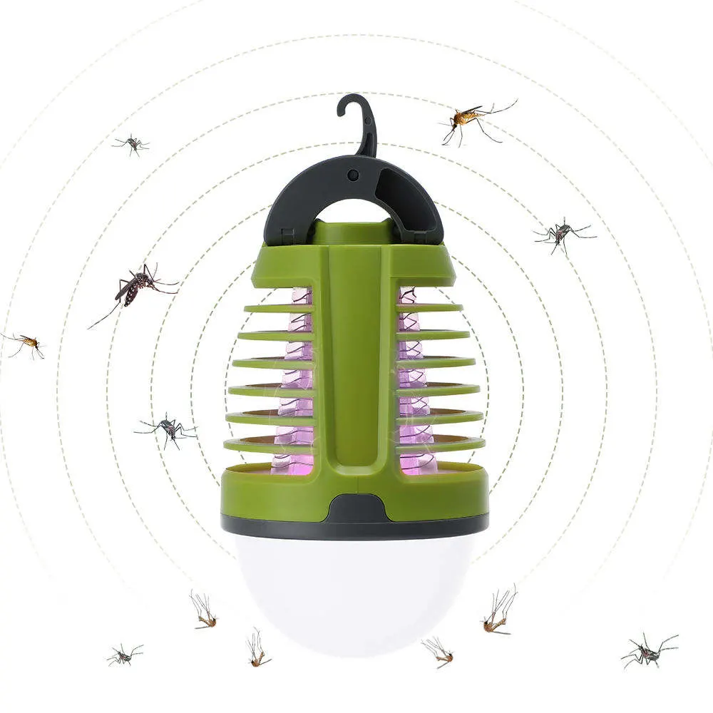Rechargeable Battery Insect Lamp Trap Anti Mosquito Killer LED Camping Mosquito Killer Bulb, LED Mosquito Killer Machine