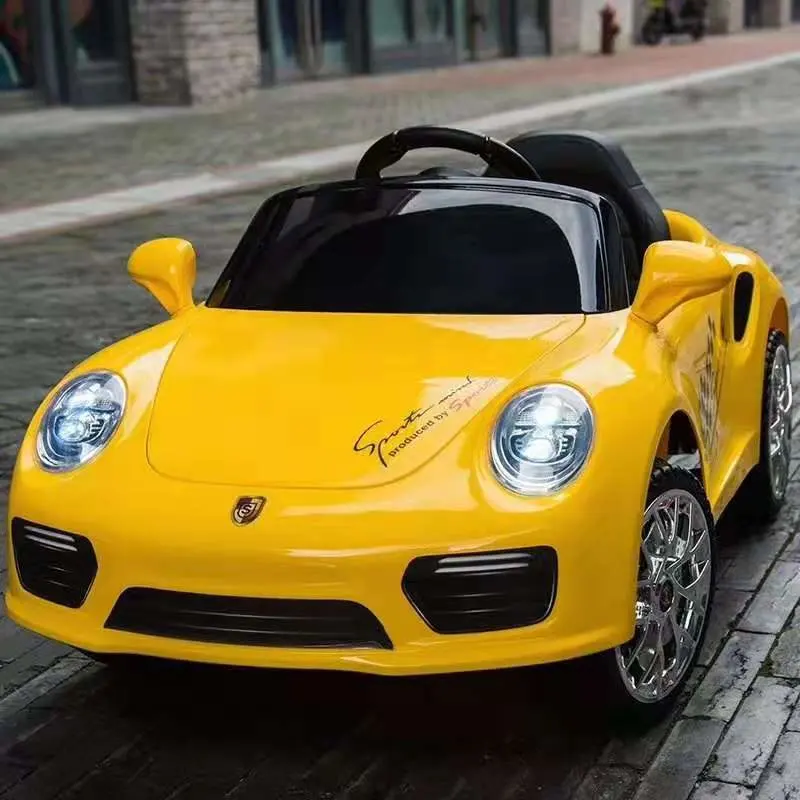 Popular Kids New Model 2battery 2motor Ride on Car with Battery Children B/O Toy Car with Remote Control Simulation Porsche