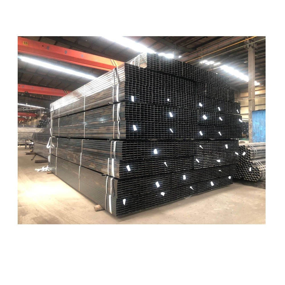 Welded Iron Pipe ASTM A500 Black Square Steel Tube