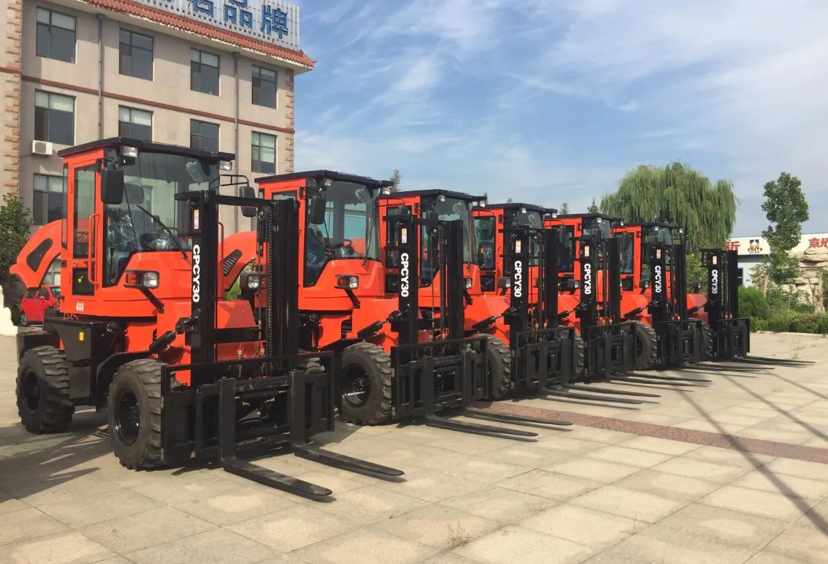 Four Wheels 1.5t 2t 3m 4.5m 5m 6m Battery Operation Electric Forklift