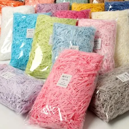 100g/bolsa de papel llenado ondulada decorativos corte de papel desmenuzado purgar el papel de relleno de materiales de relleno para