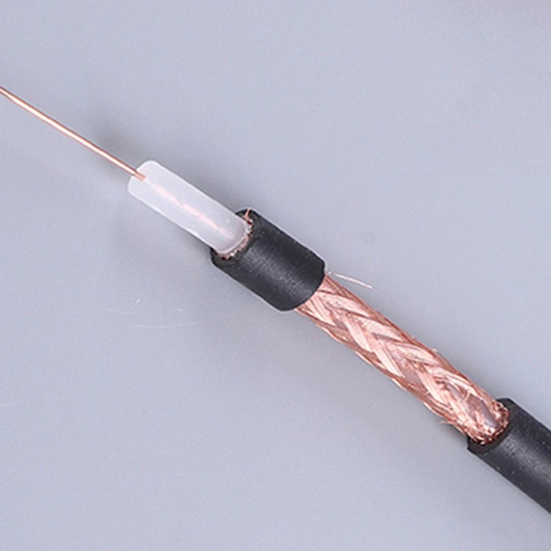 Manufacturer High quality/High cost performance RG6 Rg59 Rg11 CATV & CCTV Communication Cable with Power Composite Siamese Coaxial Cable