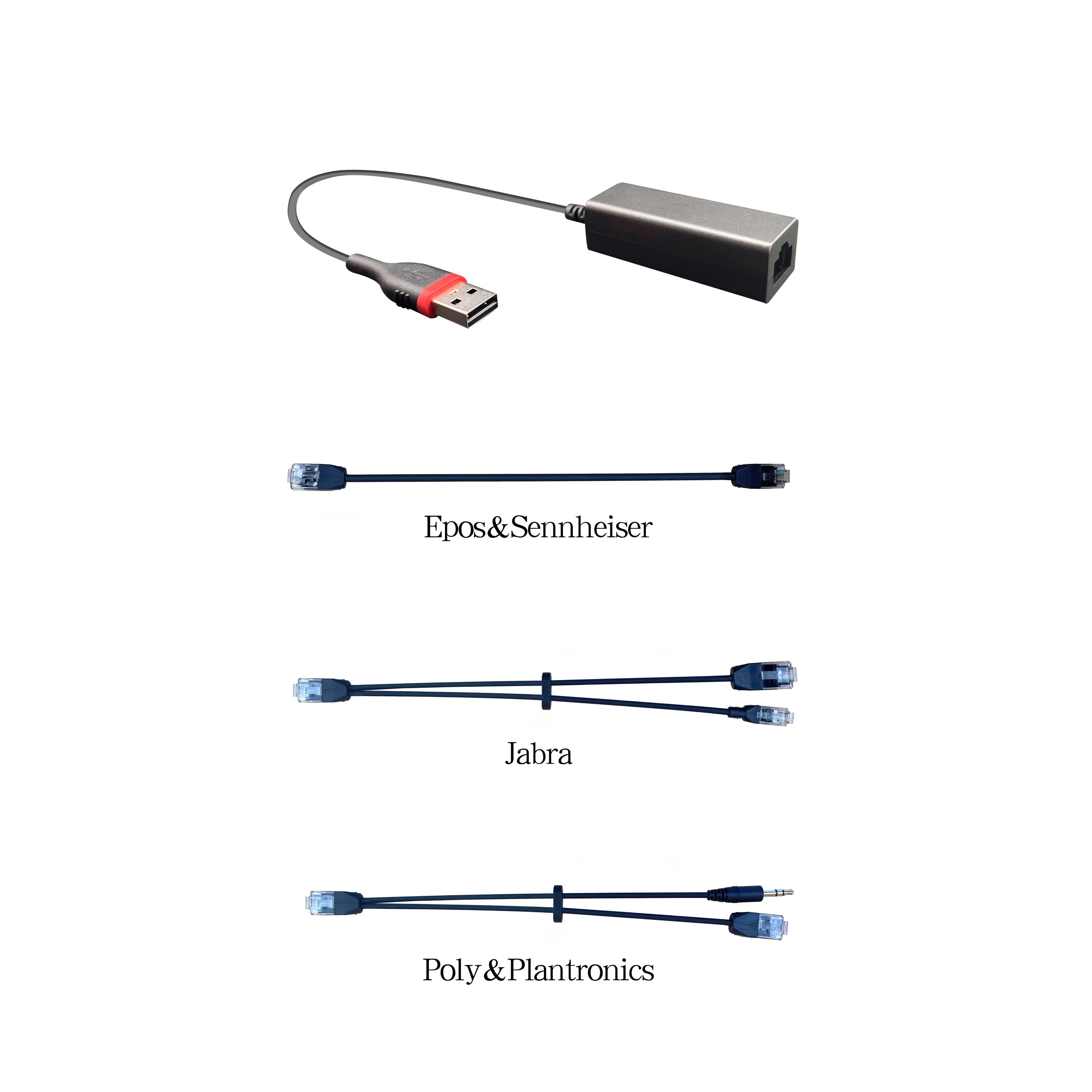 Electronic Hook Switch Cable Ehs Adapter for Plx/ Poly