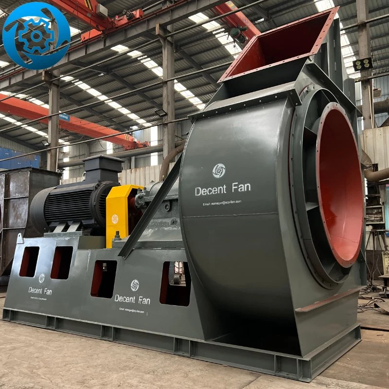 135kw Carbon Steel Stainless Steel 316 High Temperature Rapid Cooling Draft Fan Metallurgical Plant Centrifugal Fan (Y9-19/API673)