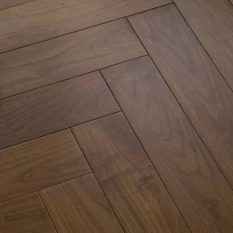 Solid Hardwood Hickory Wood Hand Scratched Engineered Flooring