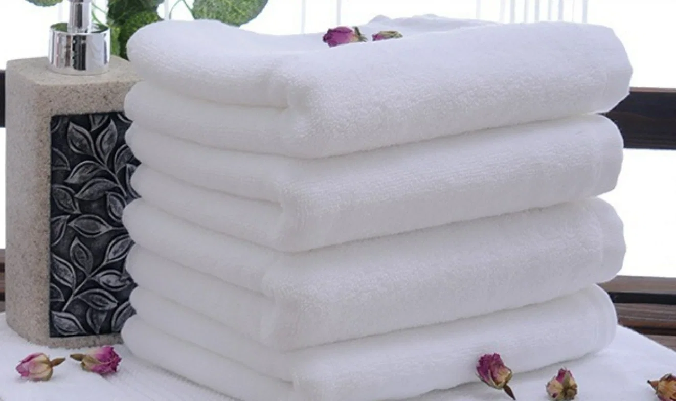 Manufacturer Supplier Towel Zero Twist 100% Cotton White Towel