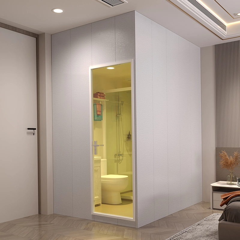 Modern Style Modular Bathroom Pod Prefab Shower Room with Toilet