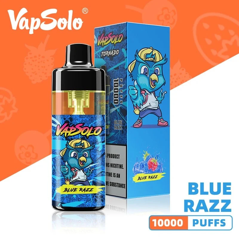 Gesundes Rauchen Vapsolo 10000 Puffs Smooth Taste Wiederaufladbare Nikotin Frei Ecigarettes Zerstäuber Pod Großhandel i Vape Pen E Hookah Ladegerät