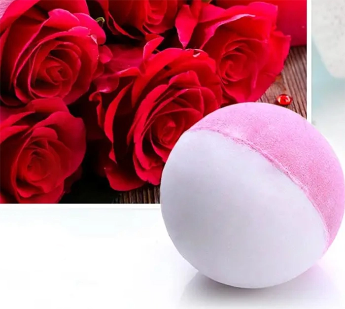 Bulle organiques naturels de haute qualité couleurs mélangées d'huile essentielle d'un Mini rose Bombe de Bain Kit de soin du corps naturel/Soins De La Peau Bombe de Bain/Sel de bain baignoire Fizzer/