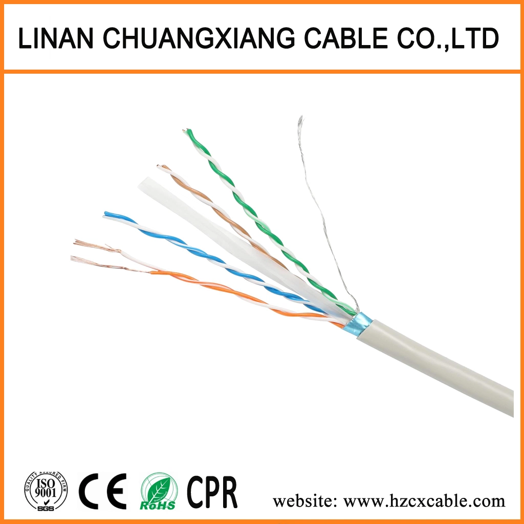 كابل شبكة داخلي CAT6 UTP STP LAN كابل سلك نحاسي للكمبيوتر