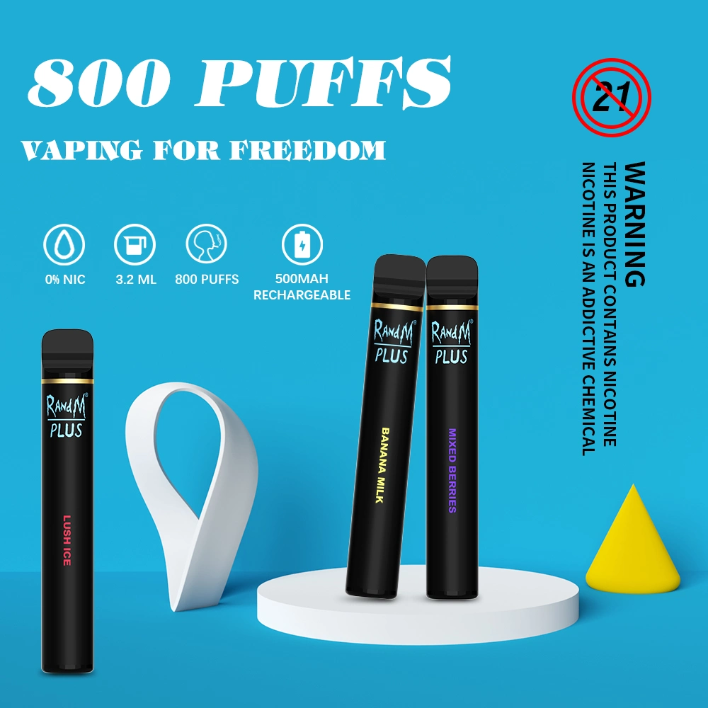 2021 R and M Plus 800 Puffs New Product Electronic Disposable