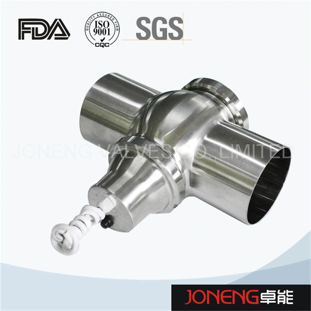 Stainless Steel Sanitary Union Type High Pressure Double Window Cross Type Flow Indicator for Pipe