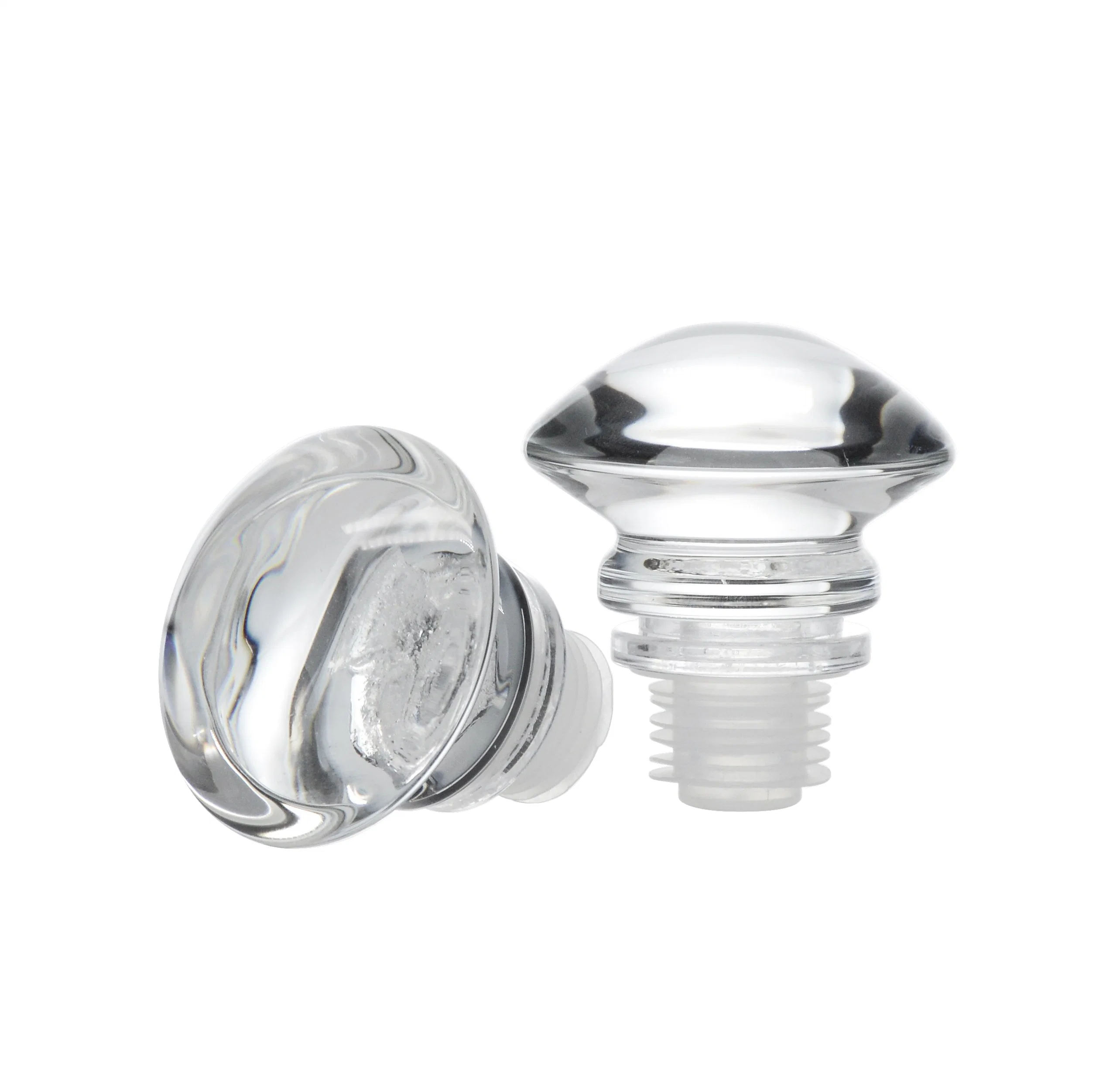 New Product UFO Shaped Cork Vodka Bottle Crystal Glass Stopper Closers