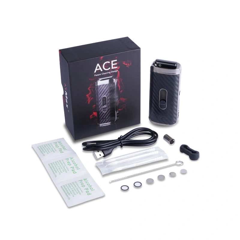 Conduction Portable Dry Herb Vaporizers Xmax Ace Ceramic Heating Chamber E Cigarette Flavors