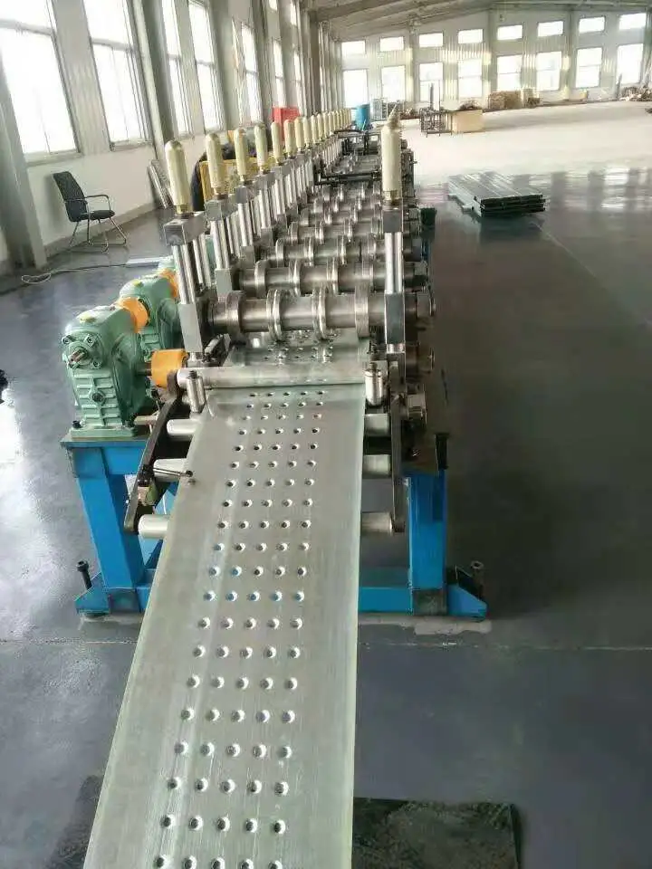 Automatic Steel Scaffolding Platform Clamp Roll Forming Making Machine Scaffold Board Roll Forming Machine