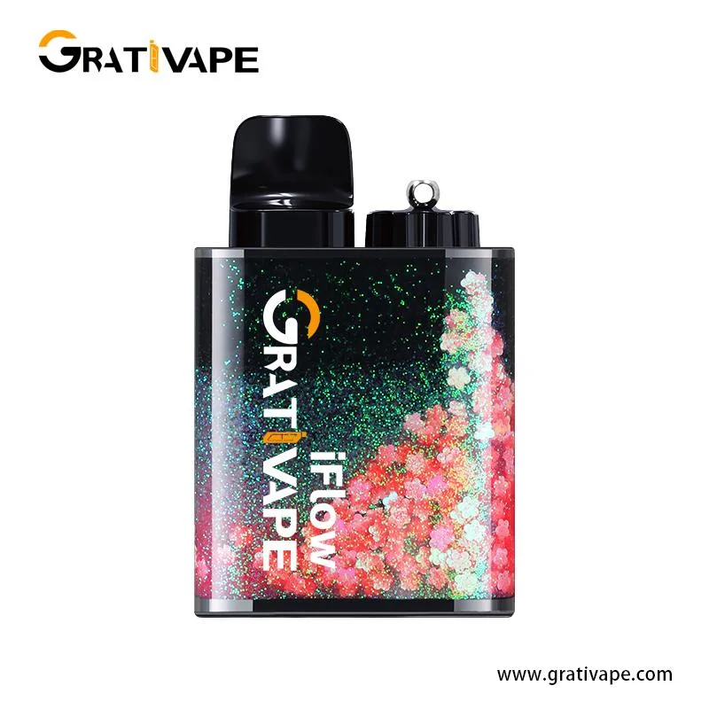 Advanced Grativape Iflow 1000 Puffs Pre-Filled Pod System Quicksandy Cartridge-Based Rechargeable 3ml All Nicotine Vape