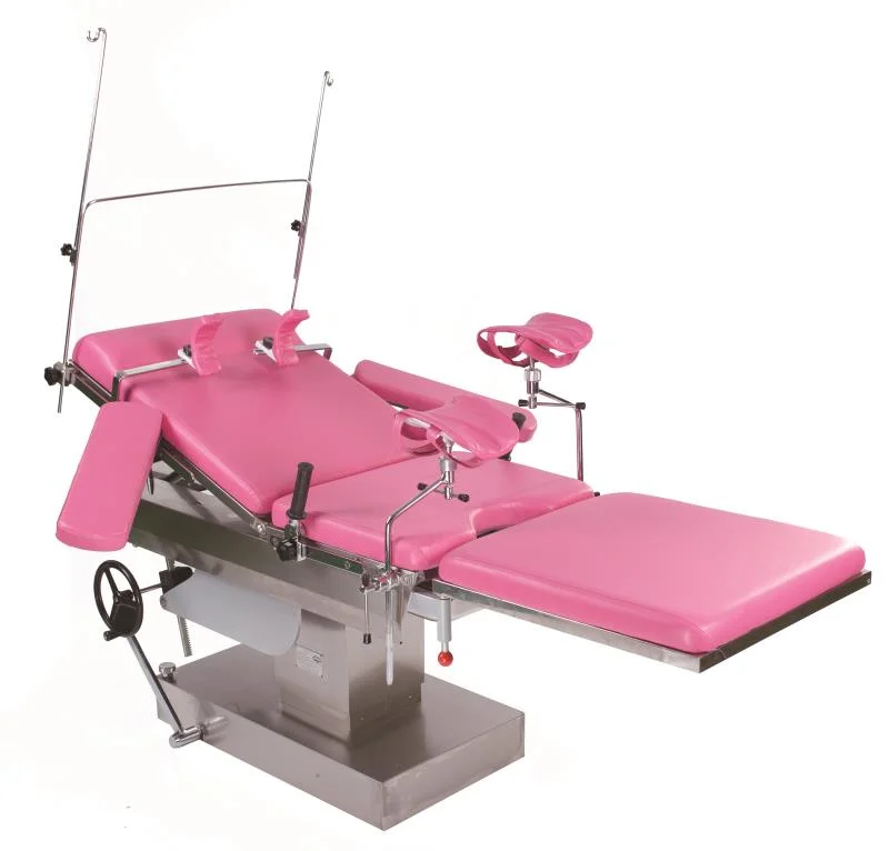 Better Medical 3 Sections Stainless Steel Delivery Table for Examination / Consultation / Parturition