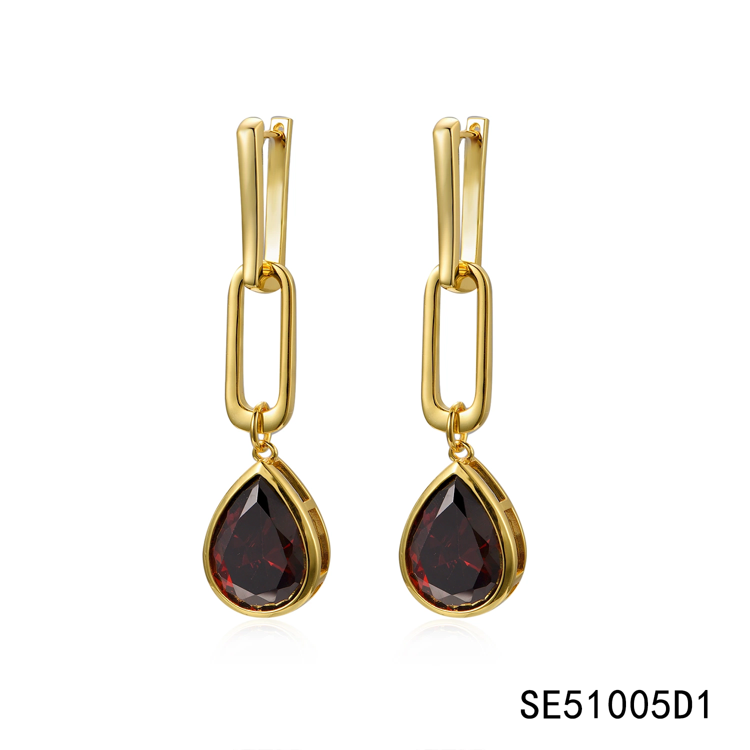 Fashion 925 Sterling Silver Drop Earrings