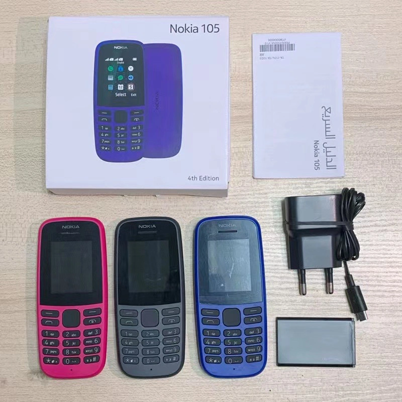 Comercio transfronterizo para el Nokia 2019 Ta-1174 KIA 105 Botón Quad-Band Candy Bar Dual-Card Teléfono móvil
