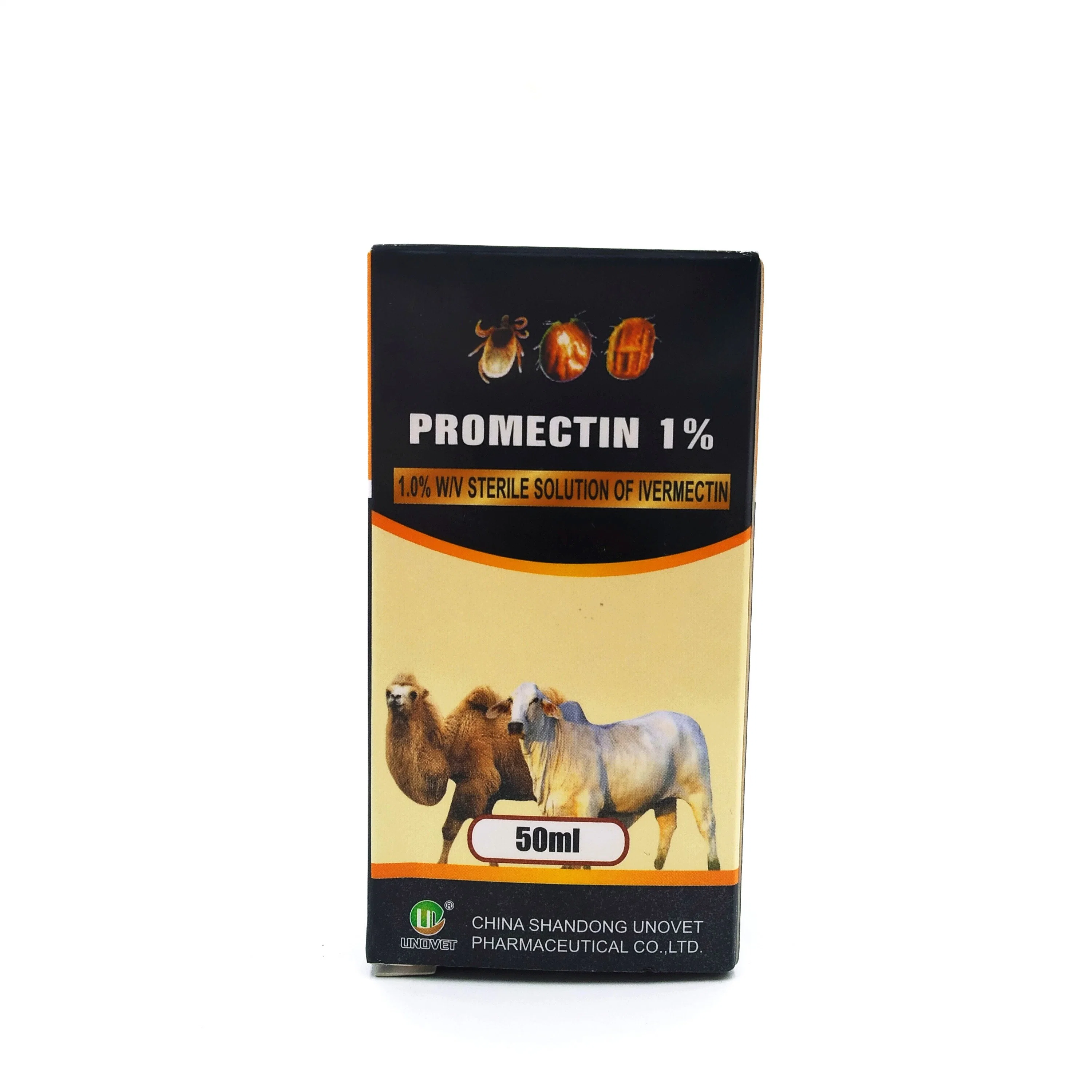 L'ivermectine 50ml d'injection pour éliminer les acariens chez les animaux