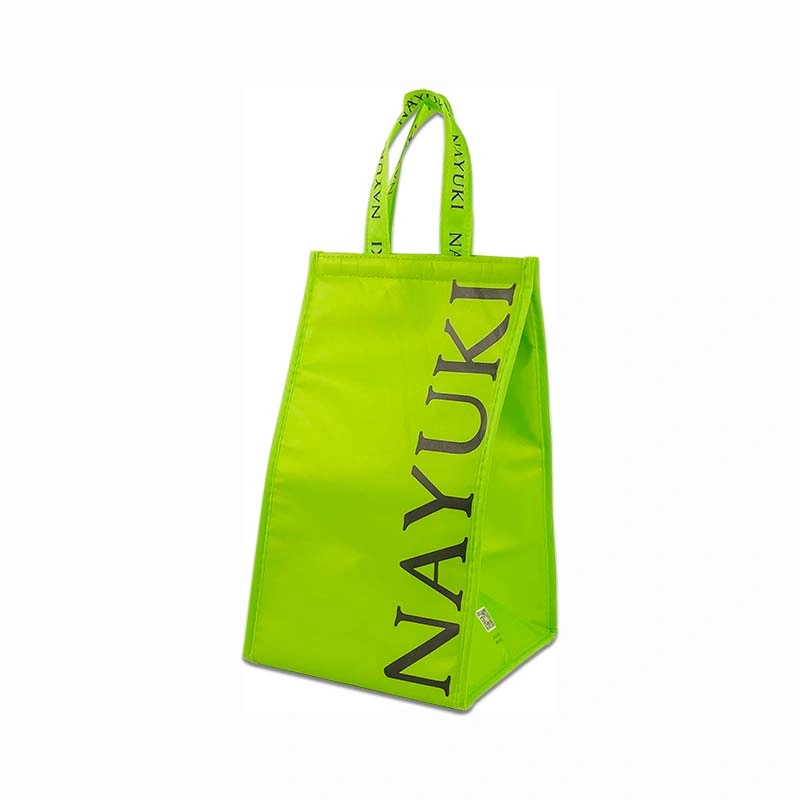 Custom Green Promotional Insulated Cooler Lunch Bag