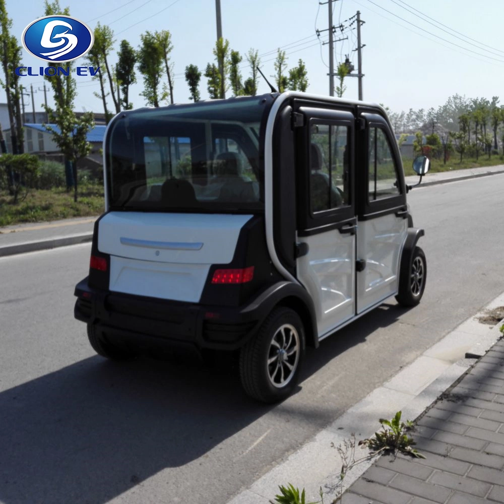 Carro de scooter para adultos de 4 lugares, elétrico, para veículos elétricos de pequeno porte, com sistema de segurança rodoviária Novo