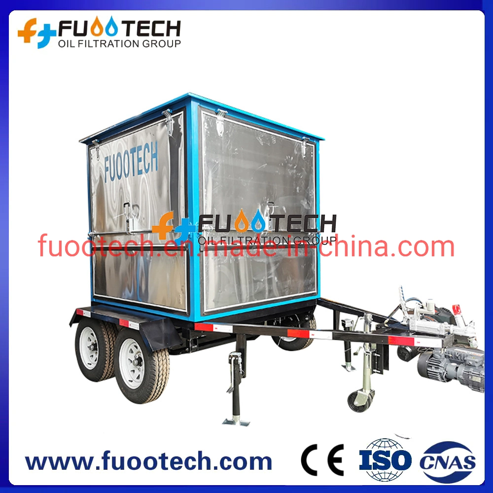 Double Stage Oil Transformer Oil Purifier Recovery Waste Oil Filtration Machine with CE/ISO