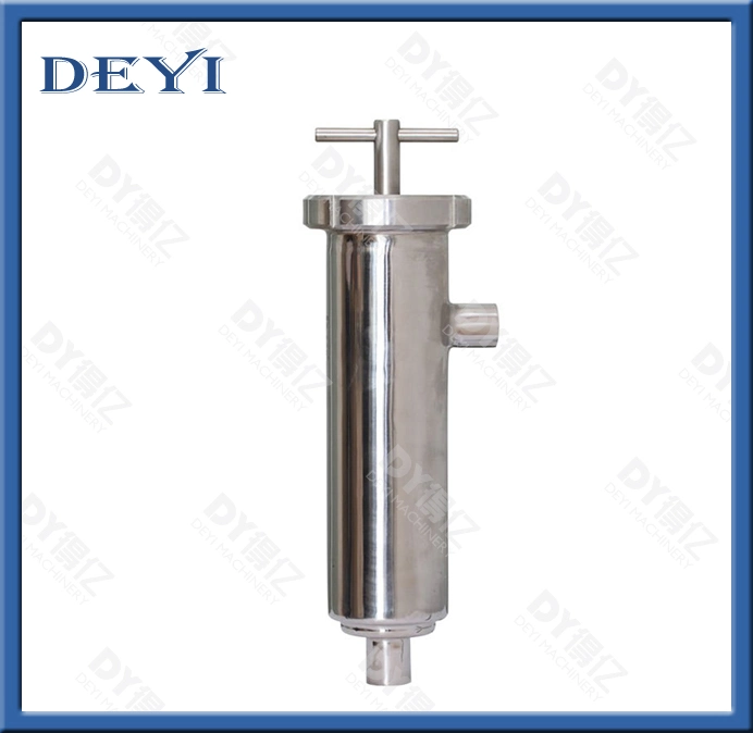 DN25 China Stainless Steel 316L Hygienic Angle Type Filter Strainer