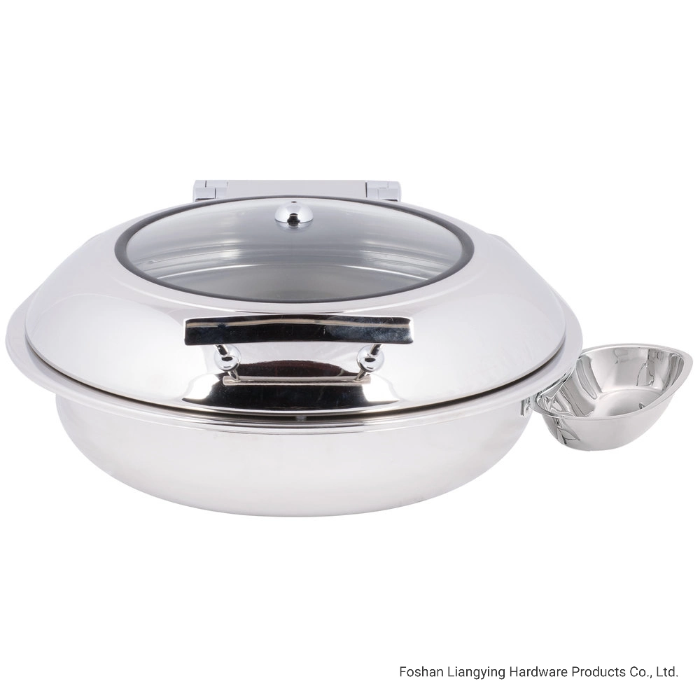 Factory Buffet Induction Food Warmer Round Chafing Dish