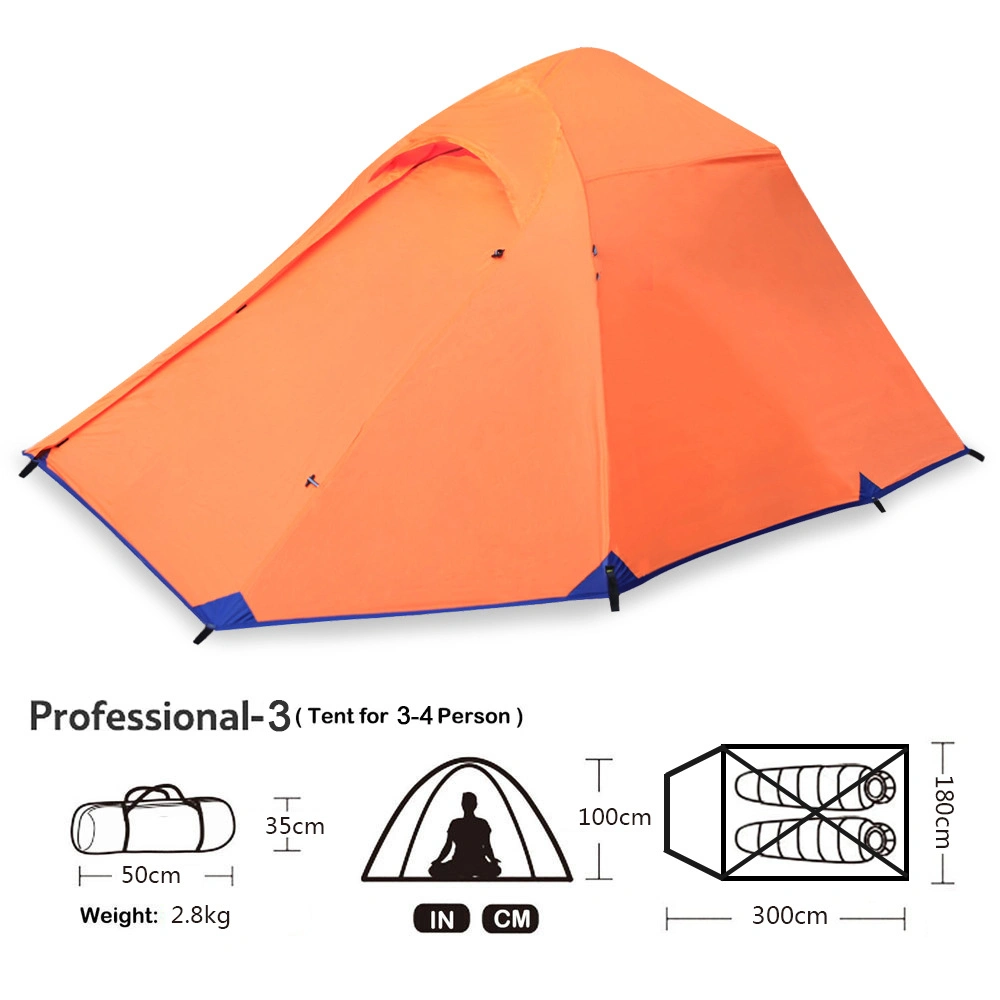 Wasserdichtes Gewebe Leichte und atmungsaktive Used Outdoor Sport Camping Tunnel Zelt