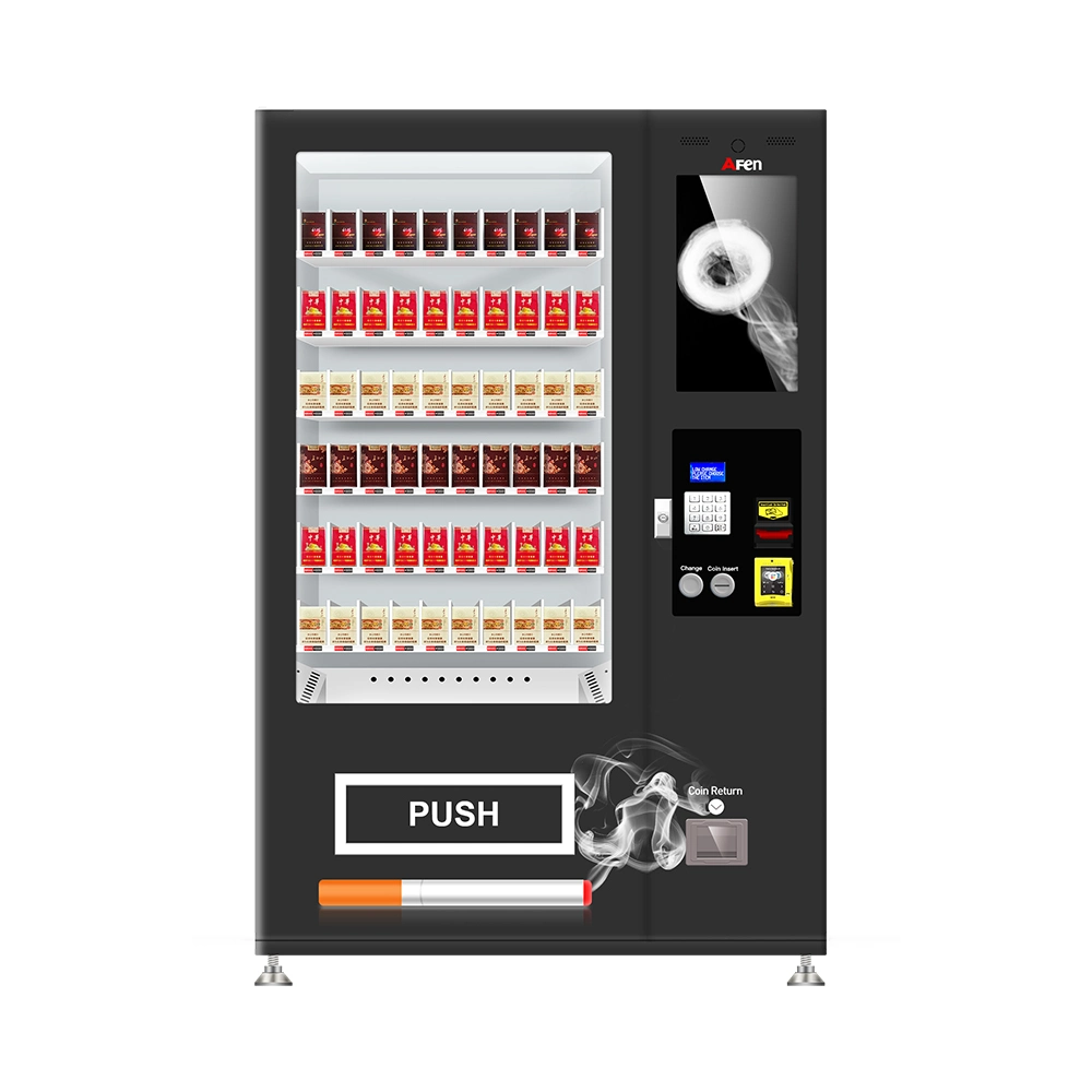 Afen Top Selling Products Biscuit Cola Drinks Cigarette Automatic Extensible Vending Machine