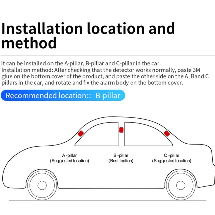 Zuhause Sicherheit Tragbare Standalone Co Alarm Kohlenmonoxid-Detektor