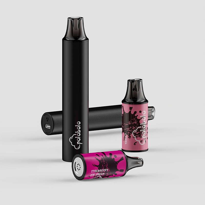 Caneta de Vape descartável para atacado Polobolo Bullet Bar Vape Pod Child Bloquear e o vapor do atomizador de cigarros de 3 ml e líquido pré-cheio 1000 puff com CE RoHS FCC