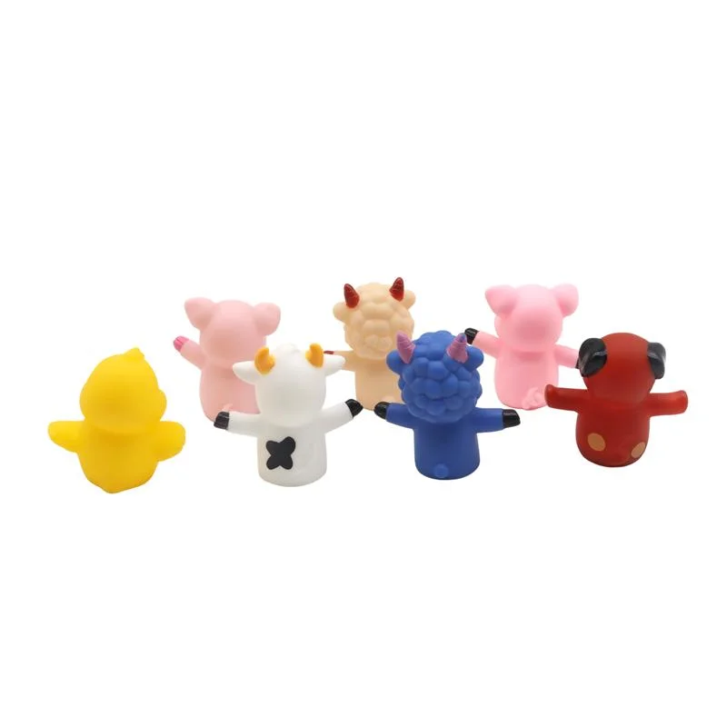 Promotional Gift Kawaii Mini Plastic Crazy Animal Figure Toy Character Animal Toy