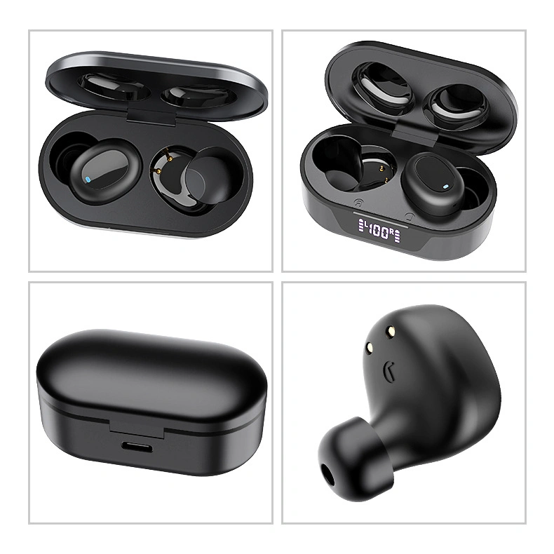 New Version Handsfree in Ear Tws Bluetooth 5.0 Earphone Tw16 Wireless Bluetooth Headset Headphone Earbuds Wholesale with Factory Price