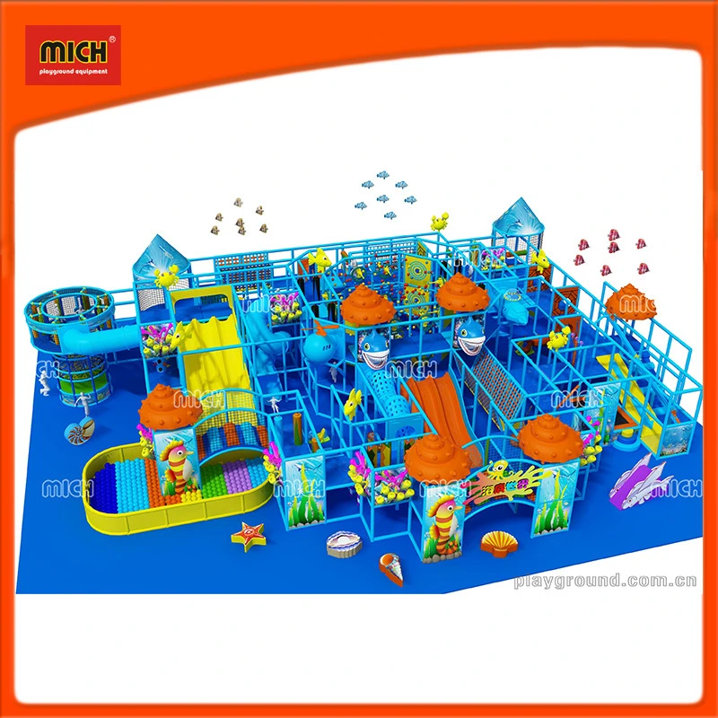 Multicolor Children Favorite Indoor Plastic Playground Amusement Equipment