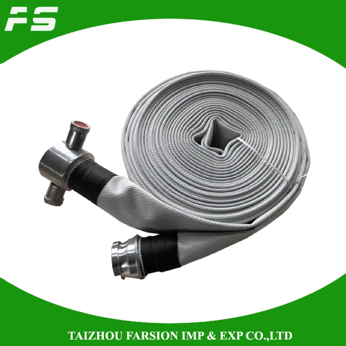 China Manufacturer 1inch -6inch Best Quality Cheap Canvas Fabric Lay Flat PVC Lining Fire Hose