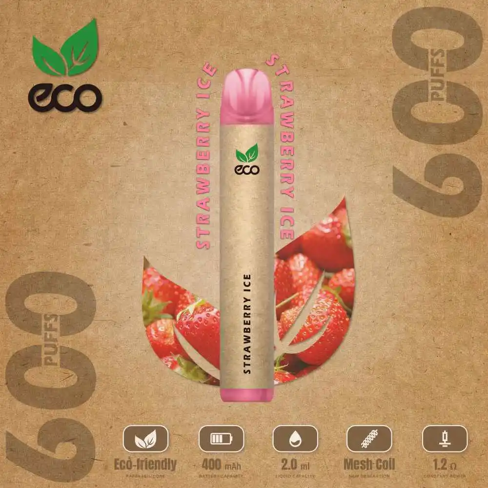 Tdc 600puff 420mAh 2ml Bar Wholesale/Supplier Vaporizador Desechable Disposable/Chargeable Custom Vaporizer Vape Pen for vape Environmentally Friendly