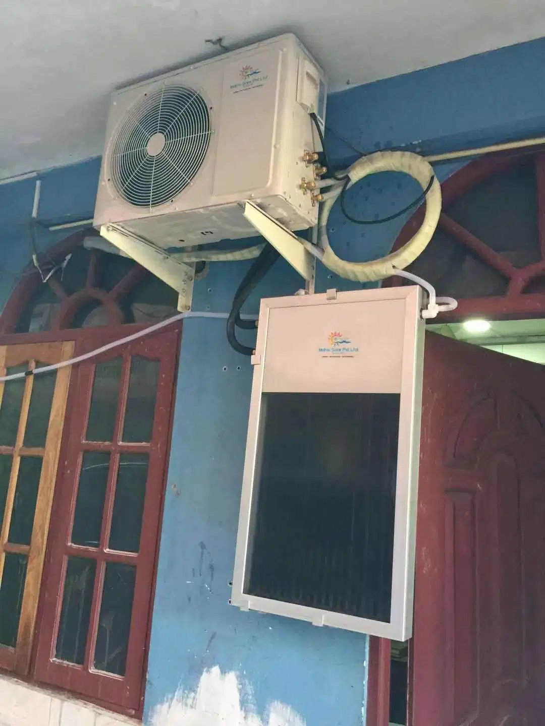 Climatiseur séparé Dubai Gamko climatiseur AC 9000 BTU État de l'air solaire hybride plat