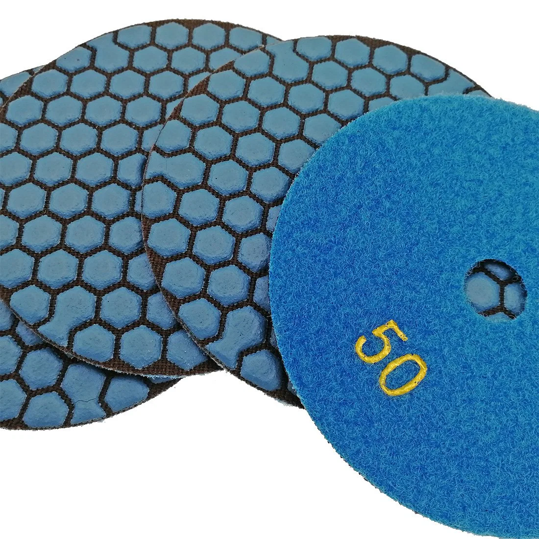 4inches Diamond Flexible Dry Polishing Pads for Marble Granite