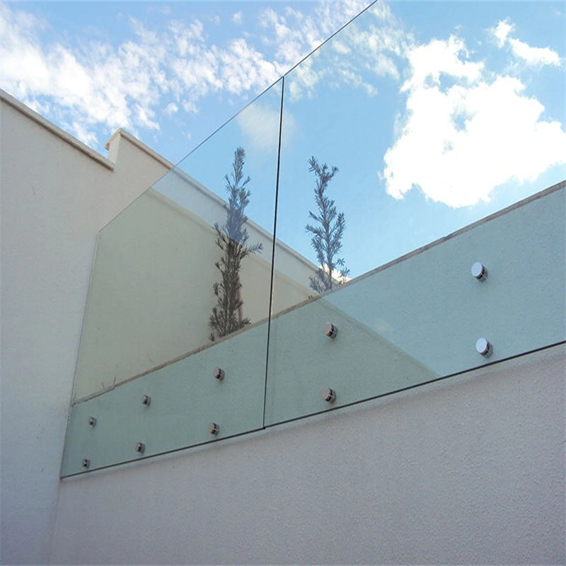 Flat Curved Design Customized Architectural Float Tempered Laminated Glass for Balustrade /Balcony/Fence