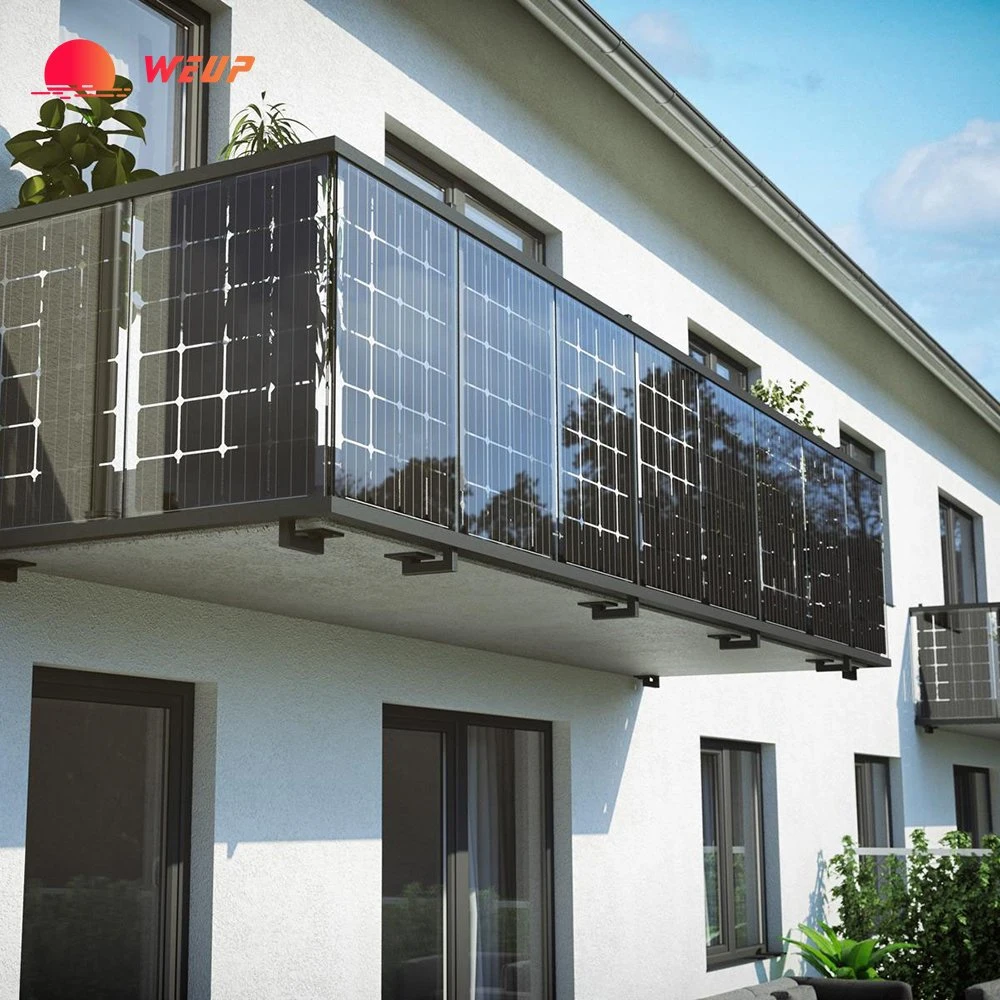 Painel solar em vidro transparente de 380 W 400 W, 450 W, BIPV para construção